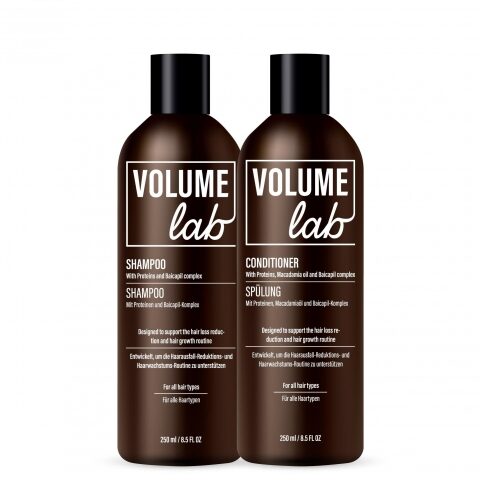 Zwei Produkte zum Preis von einem: Volume Lab Shampoo und Spülung